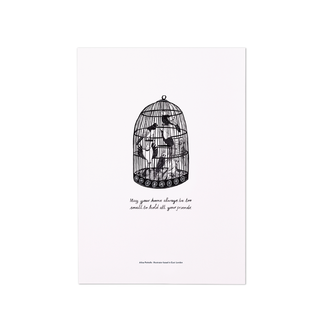 Home blessing A4 poster