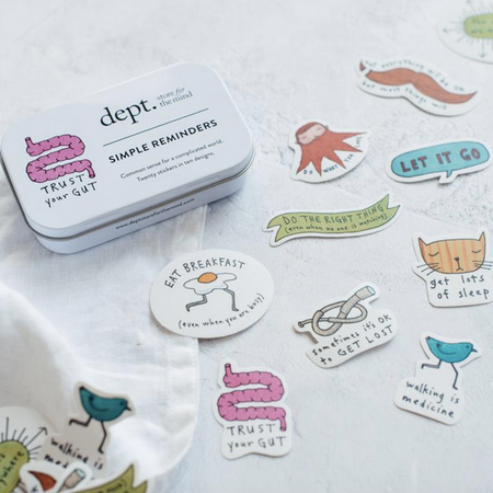 Simple Reminders Sticker Tin